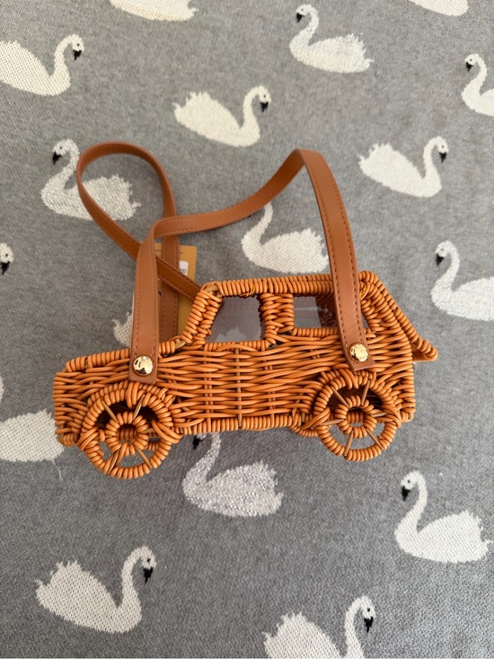 T.J.Maxx Handbags - Tommy Bahama Wicker Car-Shaped Crossbody Bag in Warm Tan jeep truck